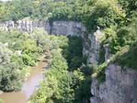 Smotrych River Canyon